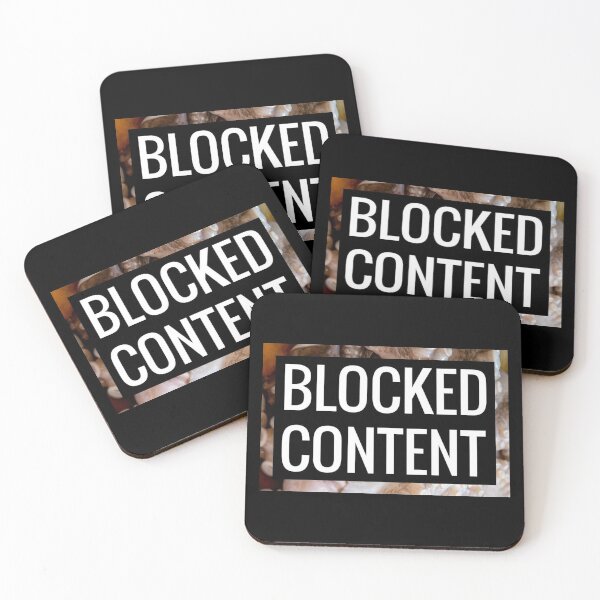 Item preview, Blocked Content designed and sold by radiogalaxy.
