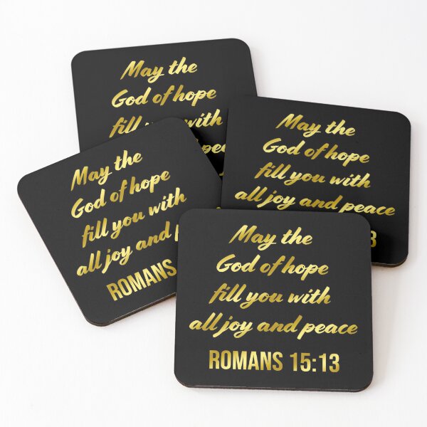 Item preview, Romans 15:13 | Bible Verse | Christian | May The God of Hope Fill You With Joy and Peace designed and sold by christiangoods.