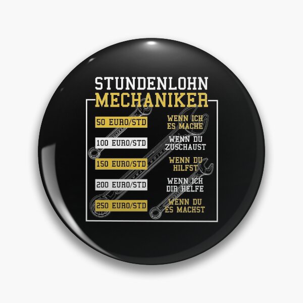 Artikelvorschau, Stundenlohn Mechaniker lustiger Spruch Handwerk entworfen und verkauft von desislogn.