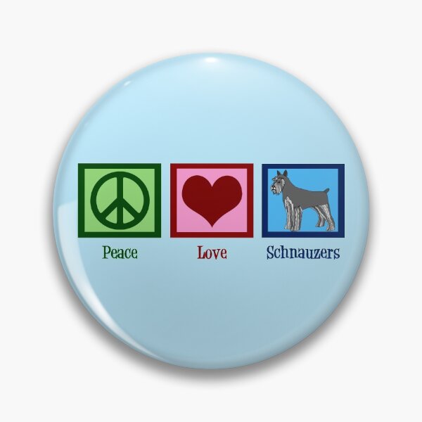 Artikelvorschau, Friedensliebes-Schnauzer entworfen und verkauft von Epic Love Designs.