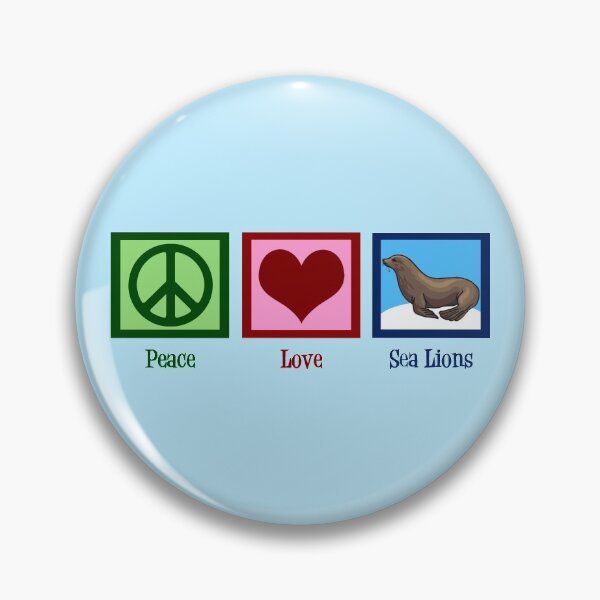 Item preview, Peace Love Sea Lions designed and sold by Epic Love Designs.