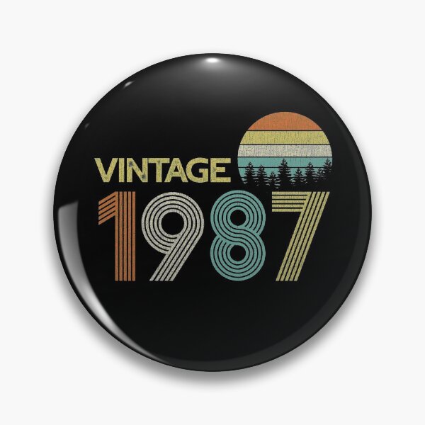 Item preview, Retro classic Vintage 1987 Birthday designed and sold by ETIndustries.