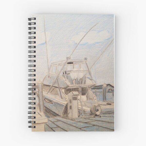 Item preview, The Docked Fishing Boat designed and sold by NPetersen20.