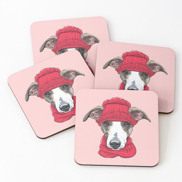 Item preview, Copy of Italian Greyhound in winter hat designed and sold by kavalenkavart.