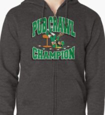 Irish Pub Crawl Champion Zipped Hoodie
