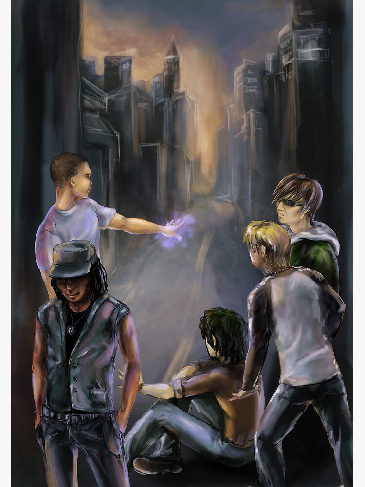 Thumbnail 2 of 2, Greeting Card, Boys designed and sold by Anthropolog.