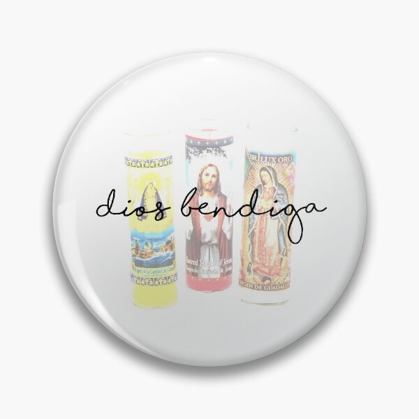 Item preview, "Dios Bendiga" God Bless Religious Candles designed and sold by Modern World Catholic.