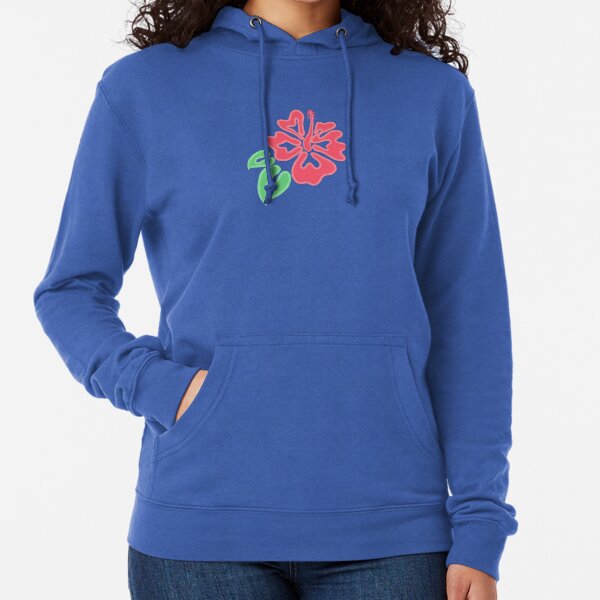 Hawaiian Hibiscus Lightweight Hoodie