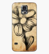 Ink Flower Hülle & Klebefolie für Samsung Galaxy