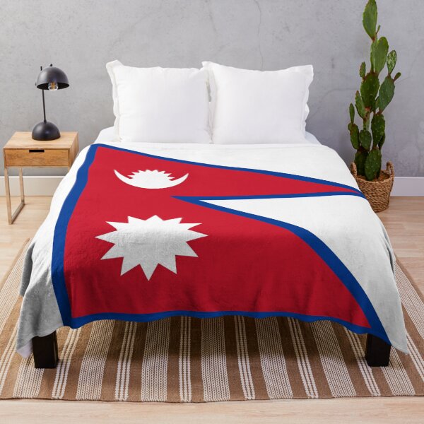 Item preview, Nepal flag  designed and sold by flagshop.