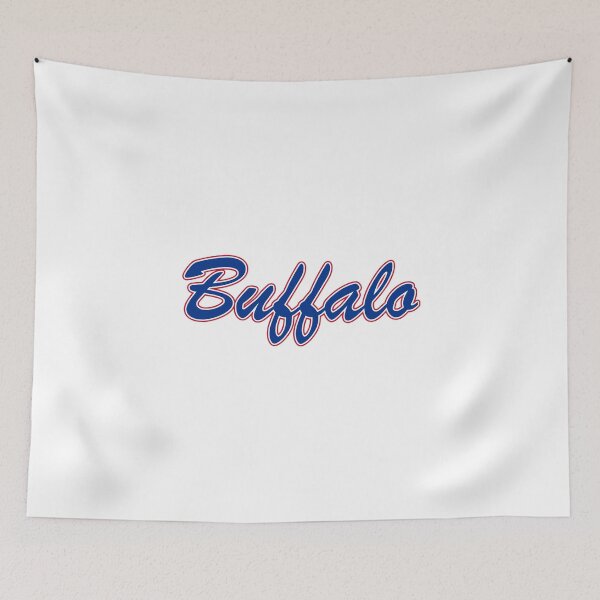 Item preview, Buffalo Blue and Red on White designed and sold by gkillerb.