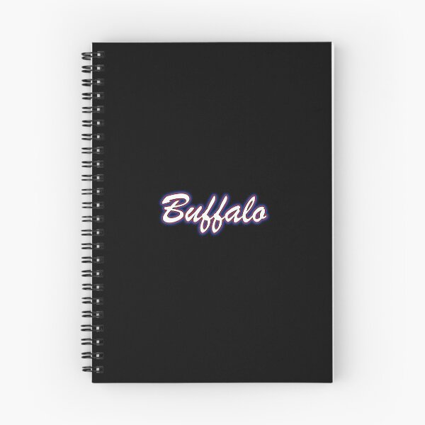 Item preview, Buffalo White and Red on Black with Blue Glow designed and sold by gkillerb.