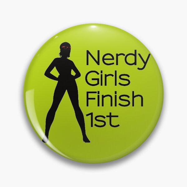 Artikelvorschau, Nerdy Girls Finish 1. - Cute Funny Geeky - Dark Print entworfen und verkauft von ShikitaMakes.