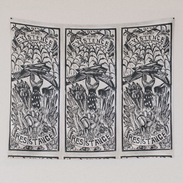 Item preview, Respect Existence or Expect Resistance by Grace Noel Art designed and sold by GraceNoel.