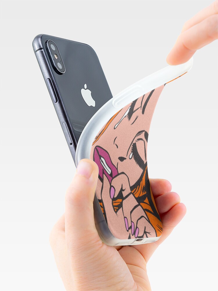 Alternate view of Ginger Sad Girl iPhone Case & Cover