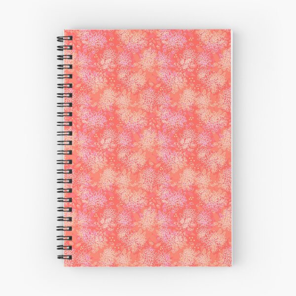 Item preview, Floral pattern salmon designed and sold by fuzzyfox.