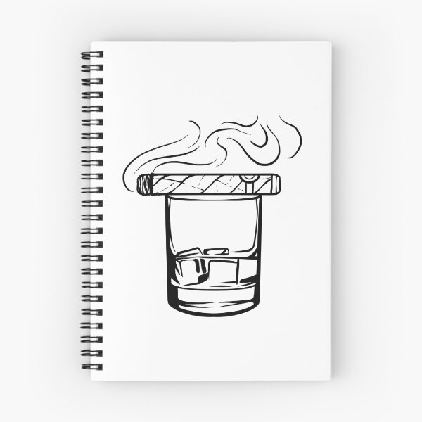 Artikelvorschau, Zigarre und Scotch Whisky entworfen und verkauft von HalpinDesign.