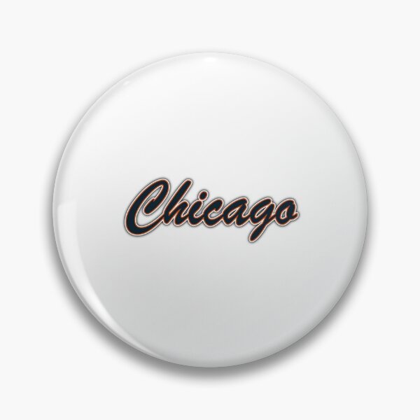 Item preview, Chicago Navy and Orange on White with Shadow designed and sold by gkillerb.