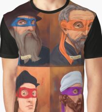 The Renaissance Ninja Artists Graphic T-Shirt