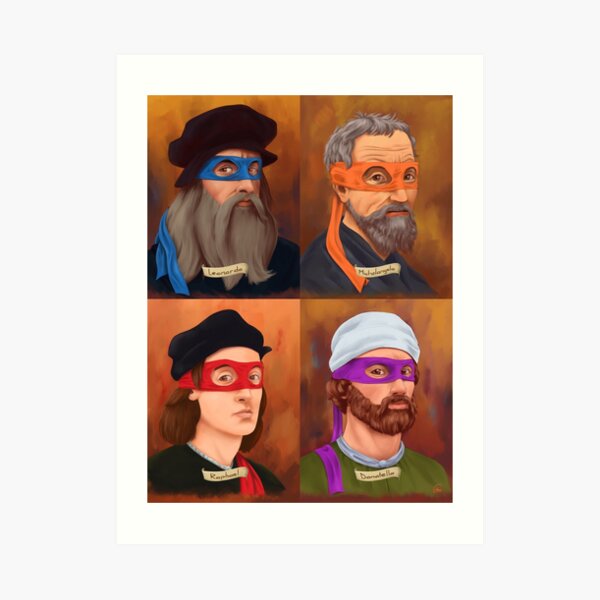 The Renaissance Ninja Artists Art Print
