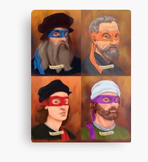 The Renaissance Ninja Artists Metal Print