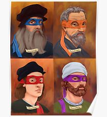 The Renaissance Ninja Artists Poster