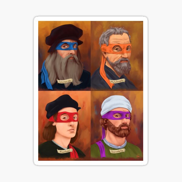 Aperçu de l'œuvre Les Renaissance Ninja Artistes créée et vendue par gabebush.