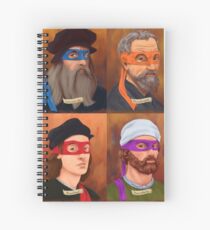 The Renaissance Ninja Artists Spiral Notebook