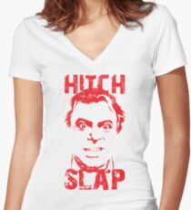 Hitch Slap Women's Fitted V-Neck T-Shirt