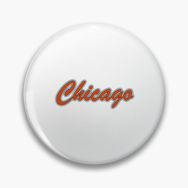 Item preview, Chicago Orange and Navy on White with Shadow designed and sold by gkillerb.