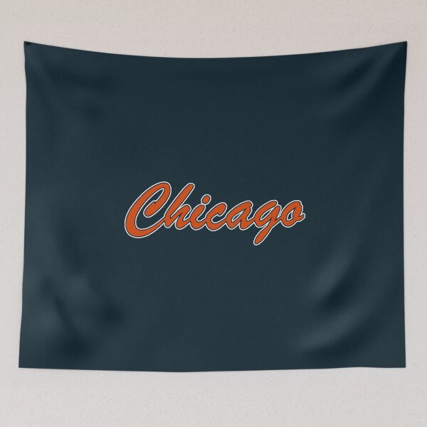 Item preview, Chicago Orange and White on Navy designed and sold by gkillerb.