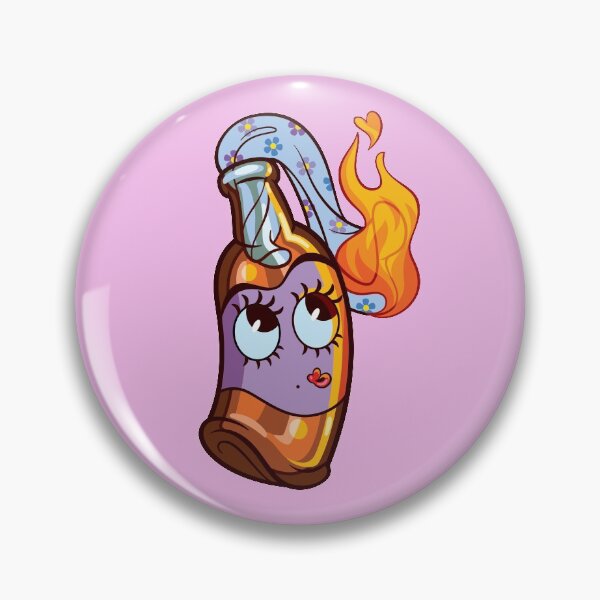 Item preview, Molly Tov ~ Cartoon Molotov Cocktail designed and sold by ctkrstudio.