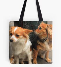 Two Cute Dogs Tote Bag
