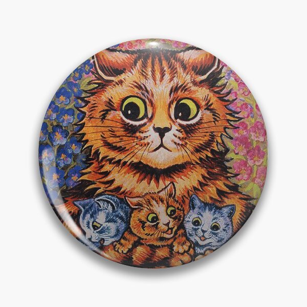 Item preview, A CAT & HER KITTENS - LOUIS WAIN designed and sold by DigitalEffects.