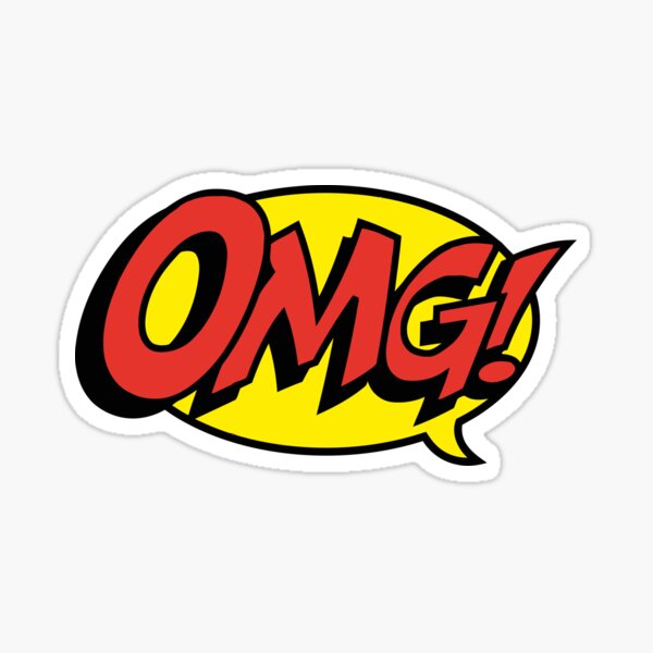 OMG Sticker