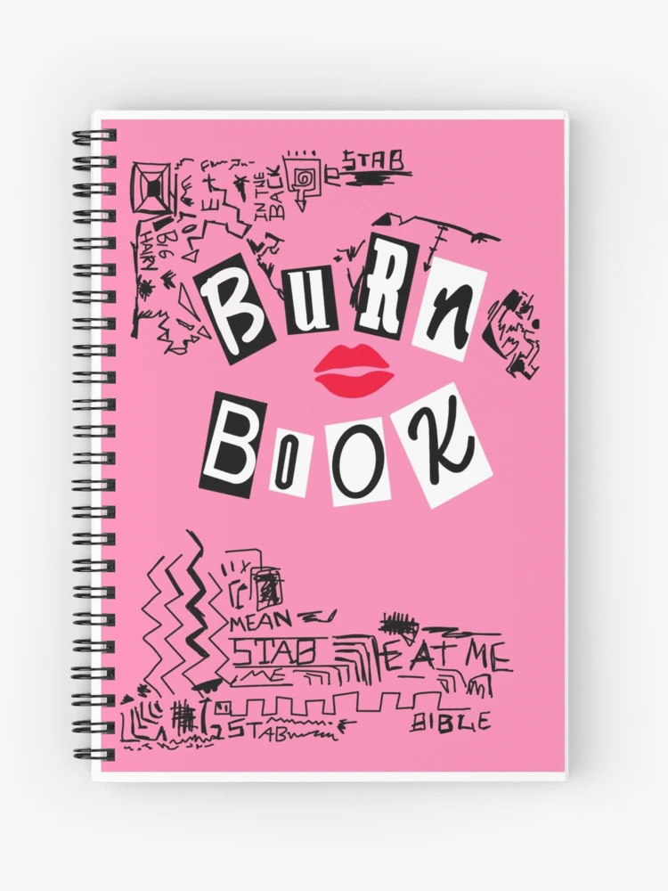 Burn Book: Mean Girls inspired - Blank Journal/Notebook - Large