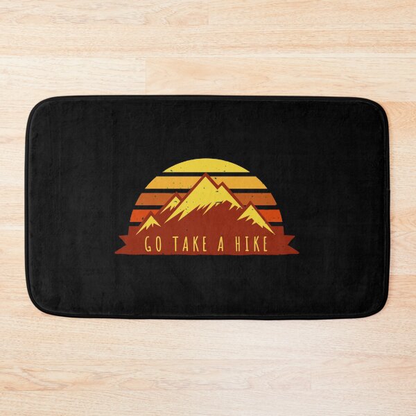 Item preview, Go Take a Hike (Retro Sunset Style) designed and sold by friendlyspoon.