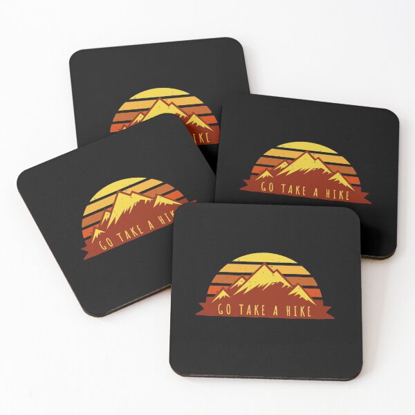 Item preview, Go Take a Hike (Retro Sunset Style) designed and sold by friendlyspoon.