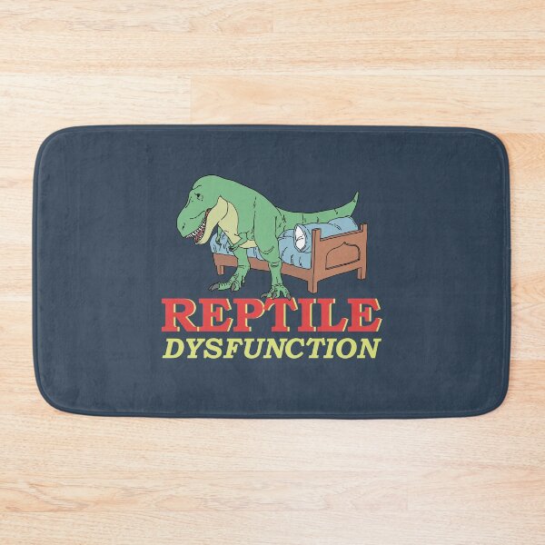 Item preview, Reptile Dysfunction Dinosaur Pun designed and sold by Freid.