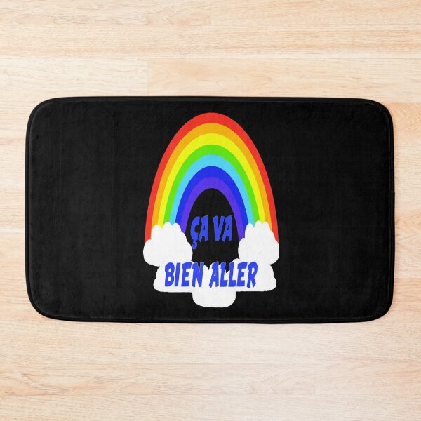 Item preview, Ca Va Bien Aller Sticker & Mask (HD) Big Cloud (Blue Letter) designed and sold by Brazz Official.