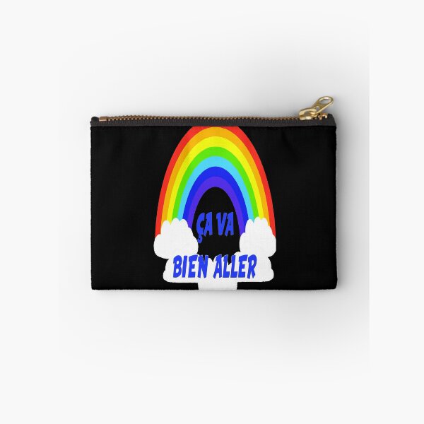 Item preview, Ca Va Bien Aller Sticker & Mask (HD) Big Cloud (Blue Letter) designed and sold by Brazz Official.