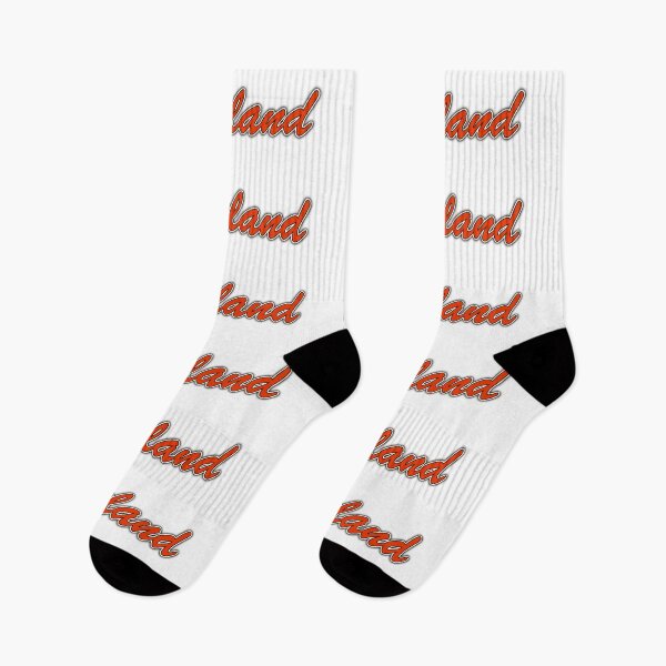 Item preview, Cleveland Orange and Brown on White with Shadow designed and sold by gkillerb.