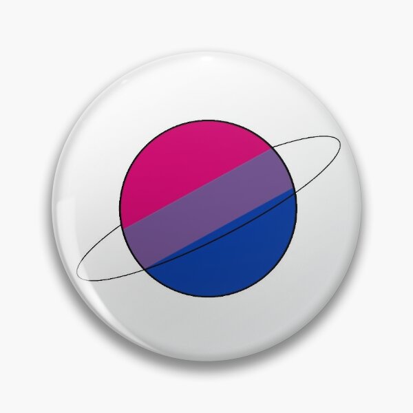 Bisexual - Design 1 Pin for Sale by Pride-Planets