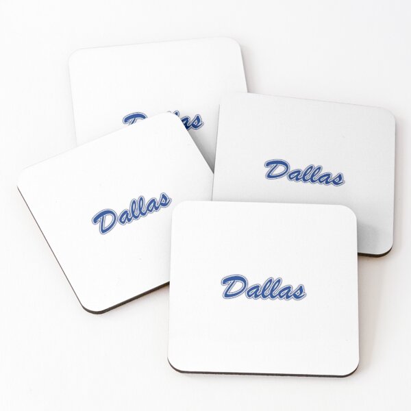 Item preview, Dallas Blue and Silver on White with Blue Glow designed and sold by gkillerb.
