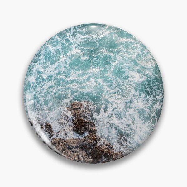 Item preview, waves crashing on rocks designed and sold by manuelyoussef.