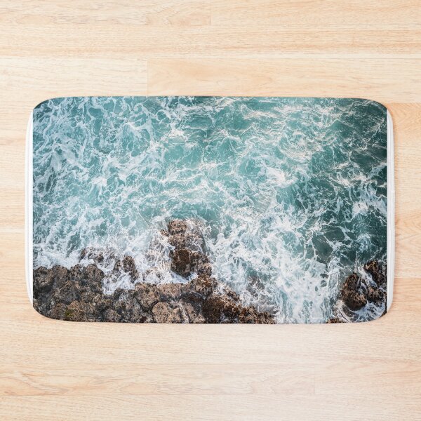 Item preview, waves crashing on rocks designed and sold by manuelyoussef.