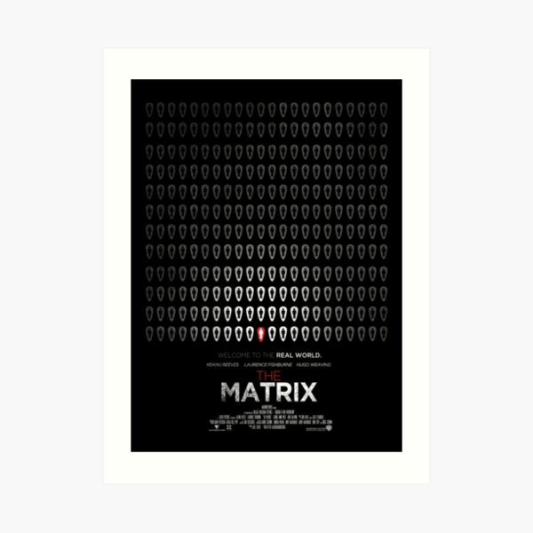 Minimalist Poster : Matrix Art Print