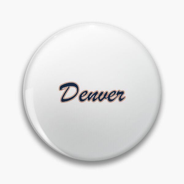 Item preview, Denver Navy and Orange on White designed and sold by gkillerb.