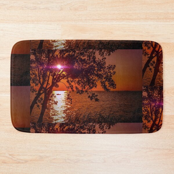 Item preview, The Dividing Line,Lake Overholser OKC USA. designed and sold by JohnDSmith.