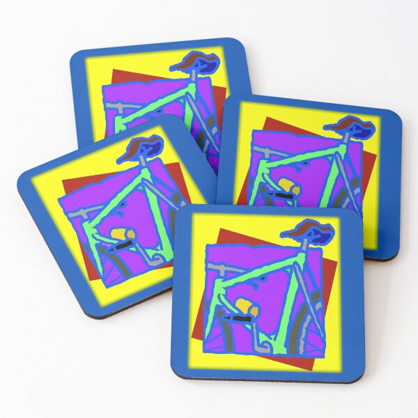 Item preview, ABSTRACT BICYCLE : Psychedelic Print designed and sold by posterbobs.
